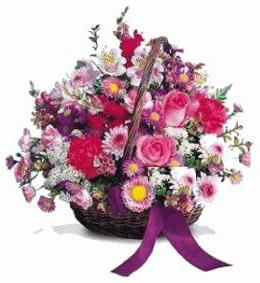 Ankara Sincan Demetevler Çiçekçi firma ürünümüz sepet içerisinde kır çiçekleri Ankara çiçek gönder firması şahane ürünümüz 