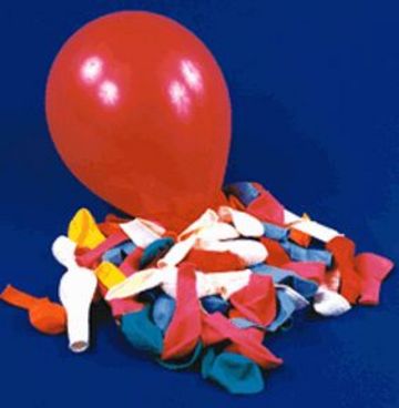 12 inc kaliteli 6 paket ( 600 adet ) renkli balon 