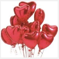 30 adet küçük kalp balonlar Kalp Balon sevenlere ve sevilenlere özel